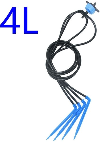 4l x 4 Yollu Stil 2l 4l 8l 4 Yönlü Ok Damlama Sistemi 2 Yönlü Ok Damlalık Verici Sulama Su Tasarrufu Sera Saksı Bitkileri 1 Takım (Yurt Dışından)