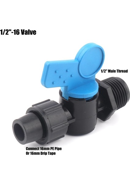 16 Yumuşak Boru Baypas Stili E Boru Konnektörleri Mini Küresel Vana Sulama Damlama Hortumu Somunu Kilit Konnektör Bağlantıları Yüksek Li Tüp Boru Su Anahtarı (Yurt Dışından) fırsatları