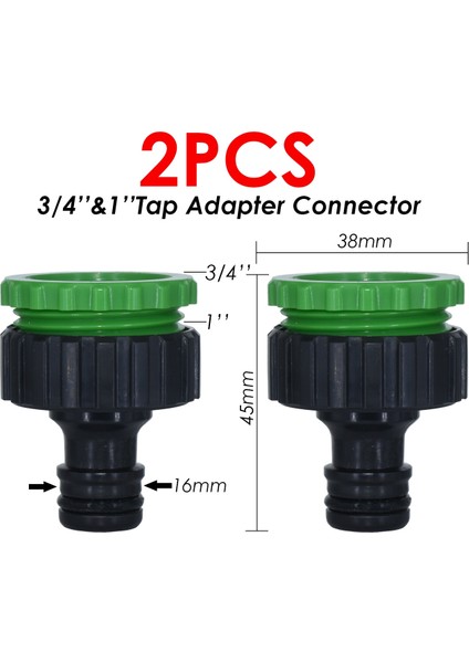 05KSL01-044B-2PCS Tarzı Bahçe Musluğu Adaptörleri Hızlı Bağlantılar Damla Sulama Su Bölücüler Dişi Dişli Erkek Nipel Mafsalı " Hortum (Yurt Dışından) fiyatları
