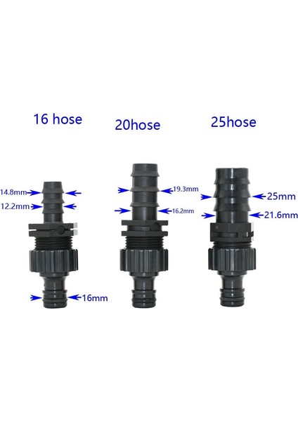 32 Hortum Stili Bahçe Hortumu Hızlı Bağlantı Sulama Bahçe Hortumu Bağlantısı 1 Adet (Yurt Dışından)