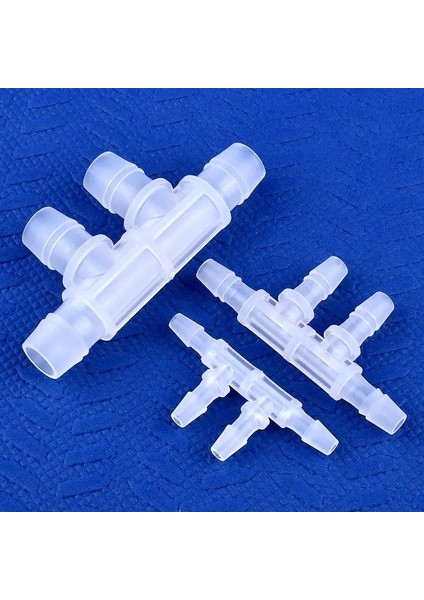 11.1mm Style 50 Parça 5~.4~ Pp Eşit Çaplı Yan 4 Yollu Konnektörler Akvaryum Tankı Hava Pompası Hortum Bağlantısı Sulama Sistemi Boru Pagoda Bağlantıları (Yurt Dışından) indirimleri