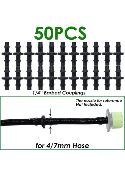 KSL01-095-50PCS Tarzı Kesla 50X Şeffaf Büküm Ok '' Hortum Damlatıcı Damlatıcı Su Tasarruflu Yağmurlama Bahçe Mikro Sulama Sera (Yurt Dışından)