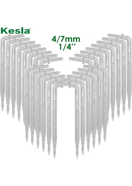 KSL01-095-50PCS Tarzı Kesla 50X Şeffaf Büküm Ok '' Hortum Damlatıcı Damlatıcı Su Tasarruflu Yağmurlama Bahçe Mikro Sulama Sera (Yurt Dışından) indirimleri