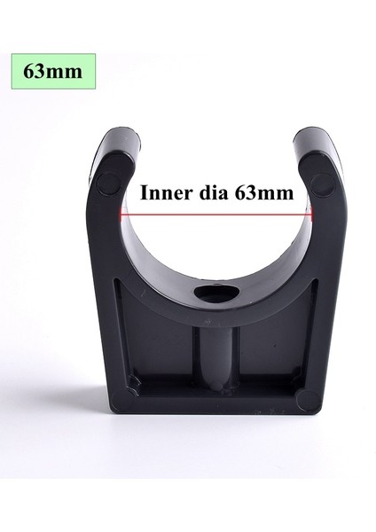 Iç Çap 63MM Stili 5 Adet Yüksek Li Iç Çap 20 ~ 63MM Upvc Boru Kelepçesi Su Desteği Pvc Boru Bağlayıcı Bahçe Sulama Akvaryum Balık Tankı Eklemleri (Yurt Dışından)