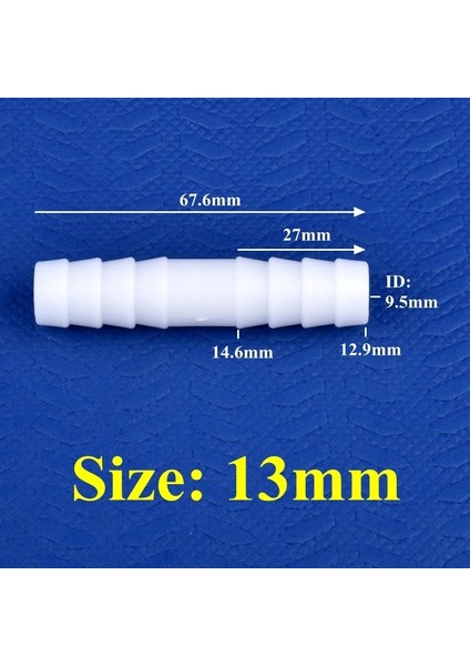 13-13MM Pe Stili 5 Parça 5 ~.1 ~ 14MM Gıda Sınıfı Pppe Eşit Dia Doğrudan Konnektörler Akvaryum Balık Tankı Hava Pompası Hortumu Pagoda Ortak Su Boru Ek Parçaları (Yurt Dışından)