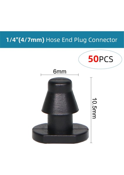 L-50PCS Tarzı '' Hortum Damla Sulama Desteği Stakeape Kanca Boru Sabit Gövde Tutucu Bahçe Sulama Damlatıcı Yağmurlama Braketi (Yurt Dışından)