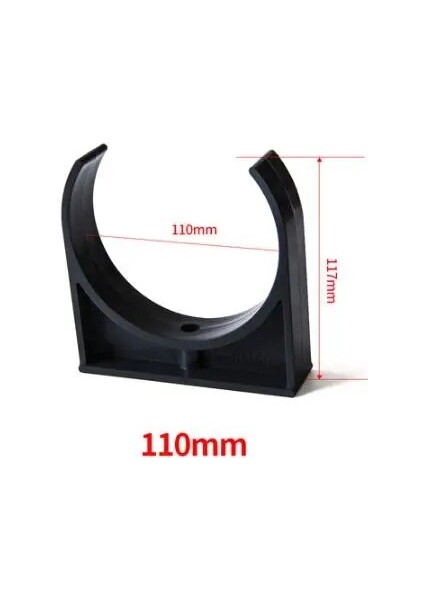 Iç Çap 110MM Stili 5 Adet 2~ Id 20~ Upvc Boru Kelepçesi Konnektör Bahçe Sulama Akvaryum Balık Tankı Sulama Adaptörü Bağlantı Parçaları Sabitleme Derzi (Yurt Dışından)