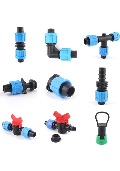 16 mm Bypass Vavle Stili mm Sulama Damlama Bandı Konnektörleri Tee Dirsek Fiş Tamir Bağlantıları Tarımsal Su Tasarrufu Sulama Hortumu Somun Konnektörü (Yurt Dışından) fiyatları