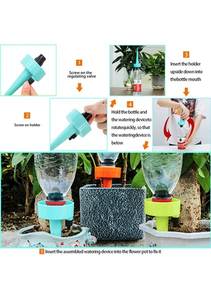 E Stilini Ayarla Pcs Otomatik Sulama Başak Sistemi Kendinden Damlama Sulama Cihazı Kitleri Bitkiler Için Bahçe Ev Şişe Vana Çiçek (Yurt Dışından) indirimleri