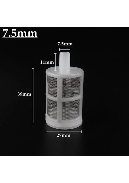 7.5mm Tarzı 10 Parça ~ 4 Inç Paslanmaz Çelik Net Filtre Bahçe Sulama Sulama Akvaryum Balık Tankı Filtresi Su Pompası Hortumu Korumak Örgü Süzgeç (Yurt Dışından)