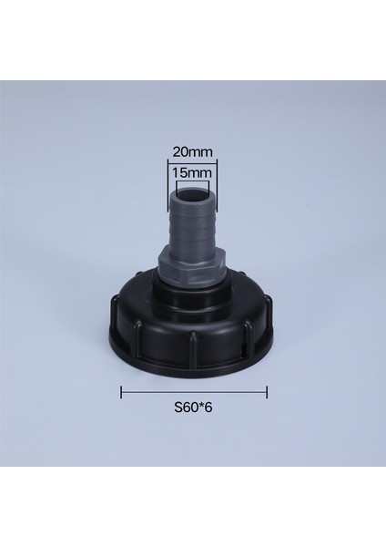 No.6 Tarzı 1000L Ibc Tote Tank Drenaj Adaptörü Paslanmaz Çelik Borulu Parçaları Değiştirme Ev Bahçe Sulama Anahtarı Aracı (Yurt Dışından)