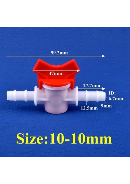 10-10MM Tarzı 1 Parça ~25MM Pom Küresel Vana Damla Sulama Sistemi Hortum Pagoda Ortak Akvaryum Tankı Hava Pompası Bahçe Su Borusu Vana Konnektörü (Yurt Dışından)
