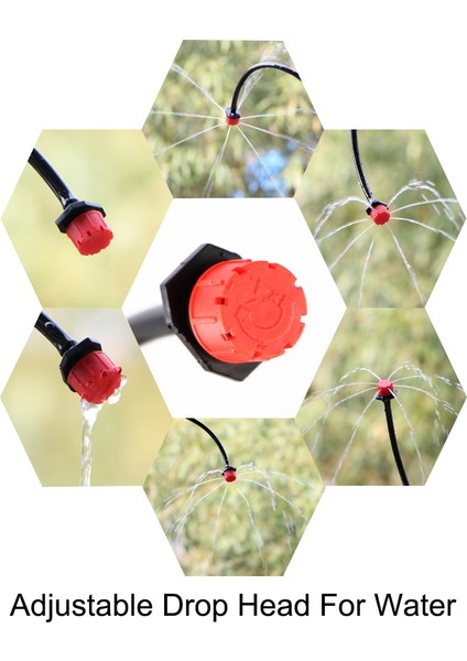 K Tarzı Bahçe Damla Sulama Kiti Mikro Mist Sprey Soğutma Sistemi Hortumu Tee Konnektörlü Otomatik Sulama Yağmurlama Damlatıcı (Yurt Dışından) fiyatları