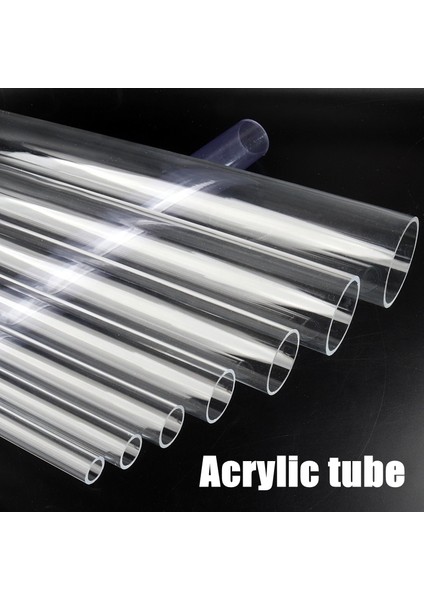 Dış Çap 20MM Stili Uzunluk 50CM Et Uzunluk 50CM Od 16 ~ 90MM Şeffaf Akrilik Akvaryum Balık Tankı Ortak Boru Pmma Sulama Kaynağı Pleksiglas Tüp (Yurt Dışından) fiyatları