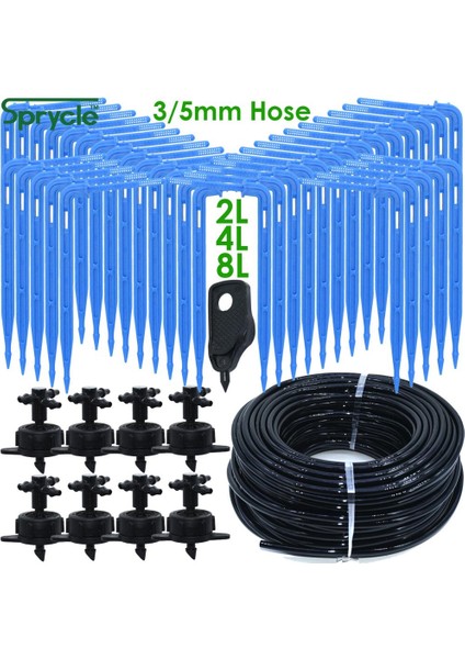 SPL11-309-2L-4WAY Stili Sera Damla Sulama 4 Yönlü Bükme Ok Damlatıcı 2 Yönlü Verici Sulama Sistemi Pot Bahçe Çim Seti Için Damlalık (Yurt Dışından) indirimleri