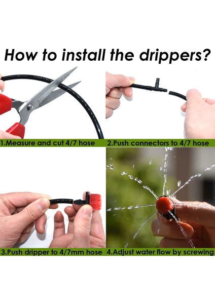 KSL01-011-15M Stili Kesla mm Hortum Mikro Damla Sulama Sulama Kitleri Sistem Otomatik Ayarlanabilir Atomize '' Damlatıcı Bahçe Serası (Yurt Dışından) fırsatları