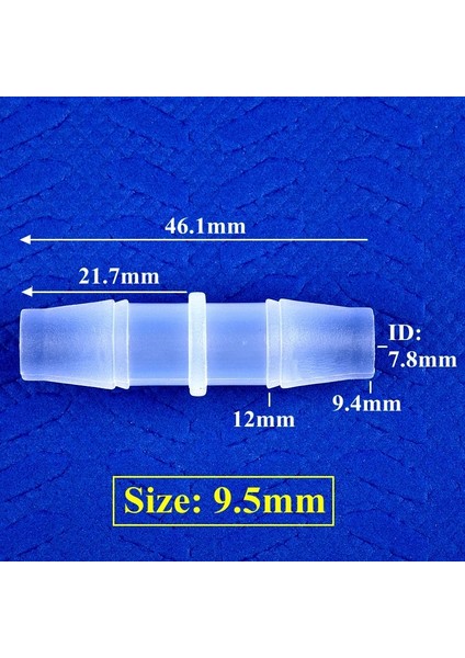 9,5x9,5 mm Stili 20 Parça 1.6~ Pp Plastik Doğrudan Konnektörler Akvaryum Tankı Hava Pompası Havalandırıcı Hortumu Pagoda Ortak Sulama Su Borusu Ek Parçaları 5~ (Yurt Dışından)
