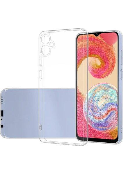 Samsung Galaxy A05 Kılıf Şeffaf Silikon Hibrit Case Kapak