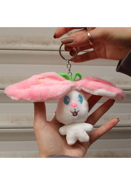 Uzun Kulaklı Sevimli Tavşan Anahtralık Çanta Süsü