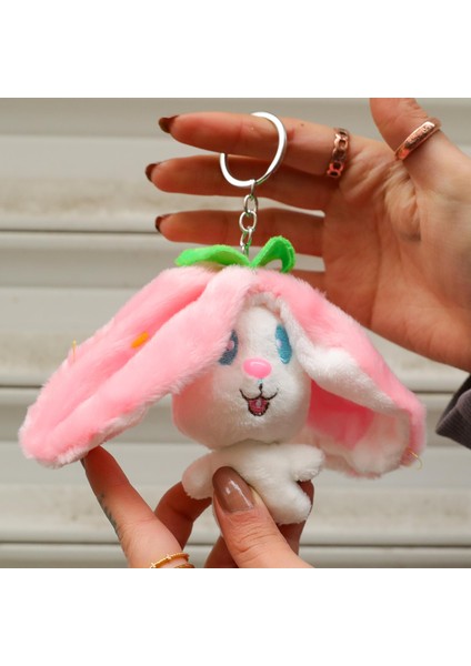 Uzun Kulaklı Sevimli Tavşan Anahtralık Çanta Süsü fiyatları