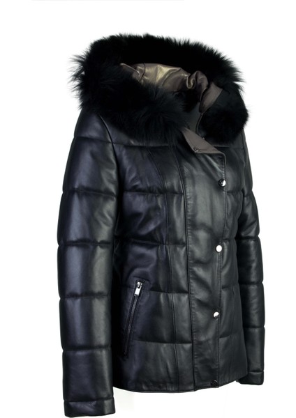 Kadın Deri Siyah Deri Deri Mont 571 Z-361 Byn Sk23/24 Sıyah Dr fiyatları