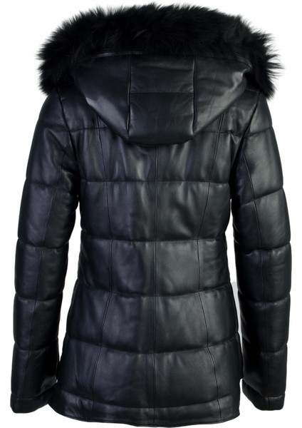 Kadın Deri Siyah Deri Deri Mont 571 Z-361 Byn Sk23/24 Sıyah Dr fırsatları