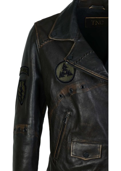 Kadın Deri Siyah Eskitme Deri Mont 993 Sd-201 Byn Sk23/24 Sıyah Eskıtme fiyatları