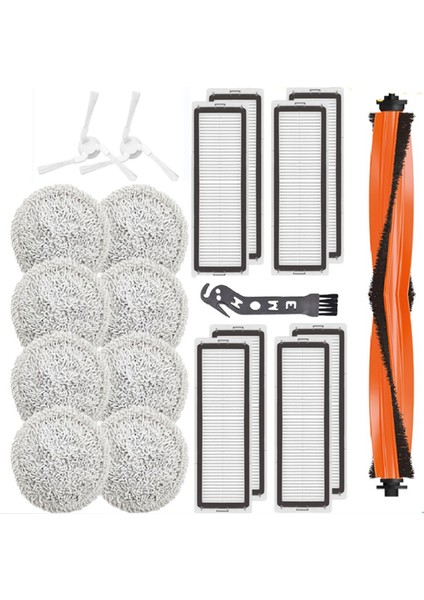 20 Adet Xiaomi Mijia Pro STYTJ06ZHM Robotlu Süpürge Hepa Filtre Ana Yan Fırça Paspas Bezi Aksesuarları Kiti (Yurt Dışından)