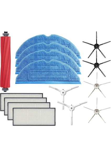 Roborock Süpürme Robotu Aksesuarları Için Uygun T7S Plus/s7 Paspas Paspas Döner Fırça Filtre Örgü Filtre Yan Fırça (Yurt Dışından)