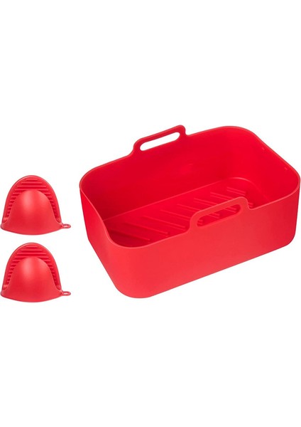Hava Fritöz Silikon Pot-8 Qt Ninja Foodi DZ201 DZ401 Için Silikon Hava Fritöz Gömlekleri, Gıda Güvenli Yeniden Kullanılabilir Hava Fritöz Sepeti (Yurt Dışından)