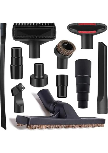 11 Adet Evrensel Vakum Bağlantı Kiti 1-1/4 Inç Vakum Hortumu Adaptörü Islak Kuru Plastik Elektrikli Süpürgeler Aksesuarları (Yurt Dışından)