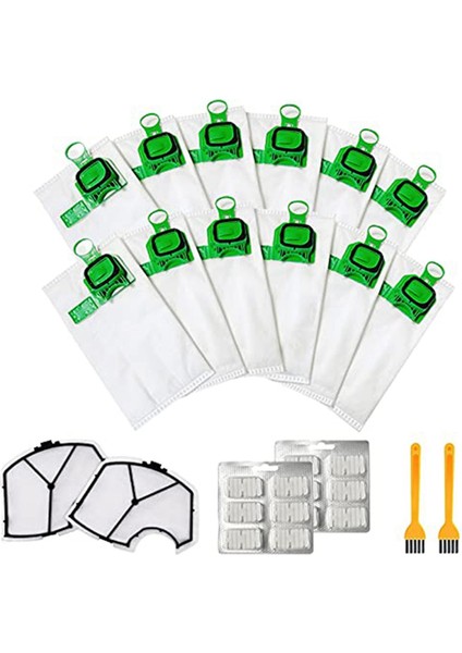 Kobold Elektrikli Süpürge Torbası Kiti Için Vorwerk Kobold VK140 VK150-A ile Uyumlu (Yurt Dışından)