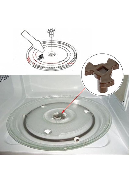 Mikrodalga Döner Tabla Bağlayıcı, Mikrodalga Fırın Silindir Kılavuz Desteği, Mikrodalga Fırın Döner Çekirdek Kaplin Yedek Parçaları (Yurt Dışından) fiyatları