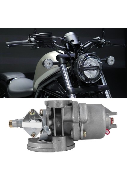 Chihiro586 - 9278 Karbüratör Carb Carby + Kırmızı Hava Filtresi + Yığını 2 Zamanlı 47CC 49CC Motor Parçaları Mini Moto Çocuklar Atv Quad Kir Çocuk Motosikleti Minimoto (Yurt Dışından)