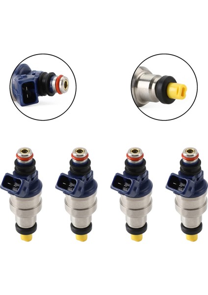Adet Yakıt Enjektörleri Seti Mitsubishi 2.4l L4 1994-1999 842-12147 MDH275 INP-065 Için Fit (Yurt Dışından)