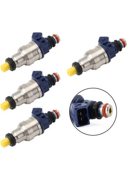 Adet Yakıt Enjektörleri Seti Mitsubishi 2.4l L4 1994-1999 842-12147 MDH275 INP-065 Için Fit (Yurt Dışından)