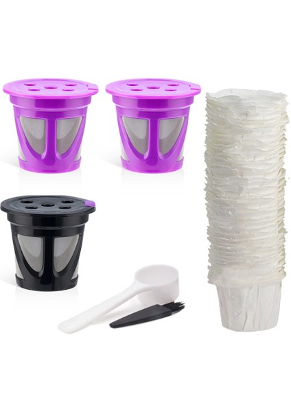 Keurıg K Maker Için Yeni Yeniden Kullanılabilir K-Cup Makine Için Doldurulabilir K-Cup Kahve Filtre Pod K-Carafe Kahve Kapsülü Kabuk (Yurt Dışından)