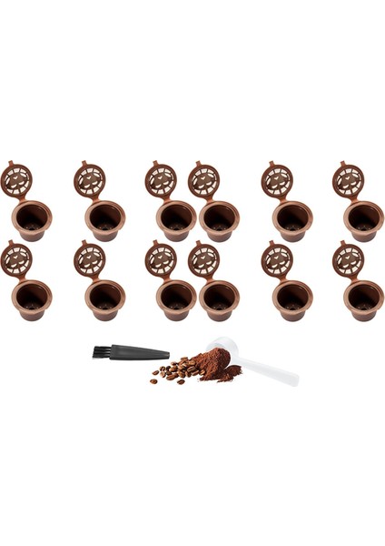 Nespresso Kahve Makineleri Için Kahve Kapsül Filtresi Nespresso Kapsülleri Için Yedek Doldurulabilir Kahve Filtre Kapsülü (Yurt Dışından)