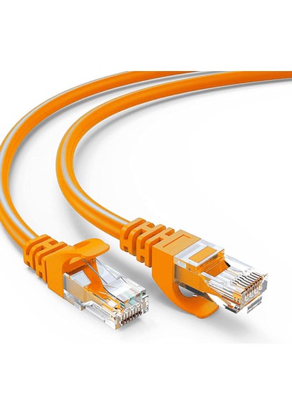 Cat6 Kablo 1 Metre Turuncu