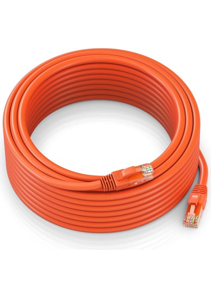 Cat6 Kablo 1 Metre Turuncu
