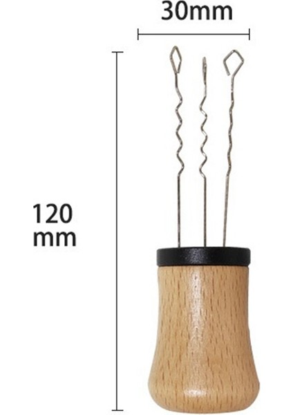 Wdt Aracı, Espresso Dağıtım Araçları, Espresso Kahve Karıştırıcı, Stand A ile Doğa Ahşap Saplı (Yurt Dışından)