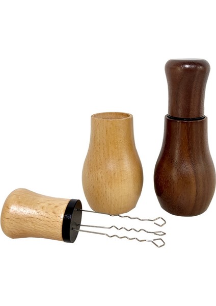 Wdt Aracı, Espresso Dağıtım Araçları, Espresso Kahve Karıştırıcı, Stand A ile Doğa Ahşap Saplı (Yurt Dışından)
