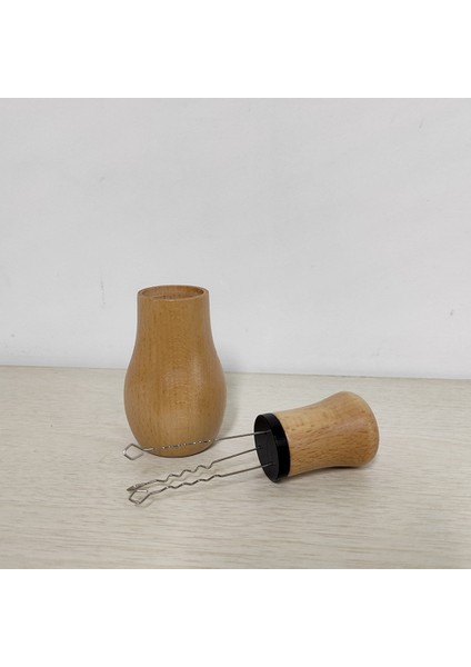 Wdt Aracı, Espresso Dağıtım Araçları, Espresso Kahve Karıştırıcı, Stand A ile Doğa Ahşap Saplı (Yurt Dışından)