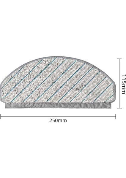 Elektrikli Süpürge Paspas Pedi Toz Torbası Yedek Aksesuar Ecovacs Deebot T10/T10 Plus Robotlu Süpürge Yedek Parça (Yurt Dışından)