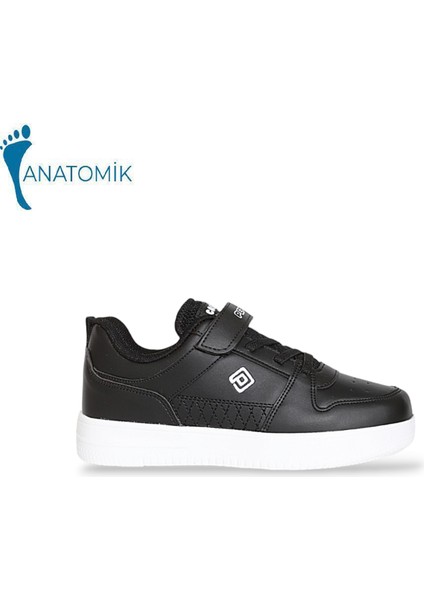 1825 Anatomik Tabanlı Unisex Çocuk Günlük Spor Ayakkabı - NKT01825-SIYAH Beyaz-24 fırsatları