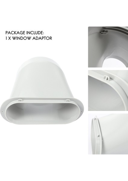 Taşınabilir Klima Kiti Plakası Için Pencere Adaptörü Konnektörü Egzoz Hortumu (Yurt Dışından) indirimleri