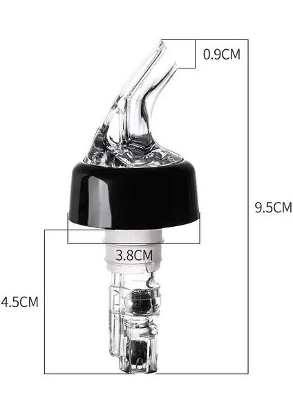 Lacivert Tarzı Sıcak Yeni 30ML Ölçülen Şişe Shot Stoper Pourer Dispenser Viski Şarap Likör Bar Ev Mutfak (Yurt Dışından) modelleri