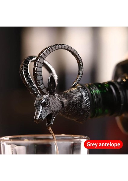 G Tarzı 1 Adet Jagermeister Şarap Dökücü Çinko Alaşım Geyik Elk Aslan Boğa Kafası Şarap Stoper Içecekler Bar Araçları Gece Kulübü Bar Aksesuarları (Yurt Dışından)