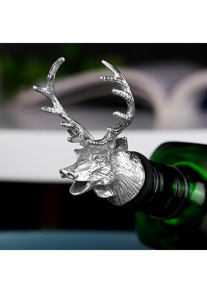 G Tarzı 1 Adet Jagermeister Şarap Dökücü Çinko Alaşım Geyik Elk Aslan Boğa Kafası Şarap Stoper Içecekler Bar Araçları Gece Kulübü Bar Aksesuarları (Yurt Dışından)