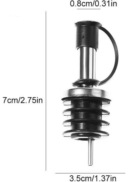 1 Adet Beyaz Stil 1 Adet Çok Işlevli Şarap Dökücü Paslanmaz Çelik Şarap Tıpa Zeytin Pourer Dağıtıcı Şişe Ağız Tıpa ile Mutfak Aletleri Hediyeler (Yurt Dışından)